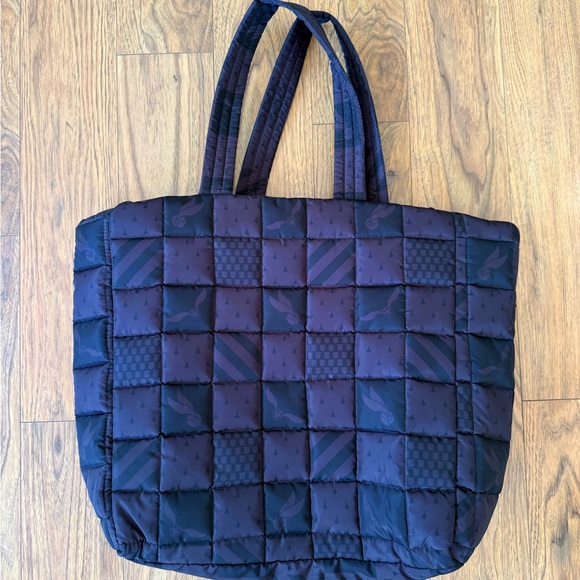 Harry Potter Quilted Tote Bag - Black and Purple - Picture 1 of 4